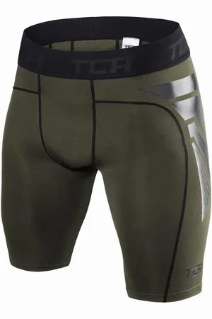 TCA Funktionsshorts Jungen CarbonForce Pro Thermo Shorts - Dunkelgrün, 6-8 Jahre (1-tlg) - Verkäufer: SellerX14