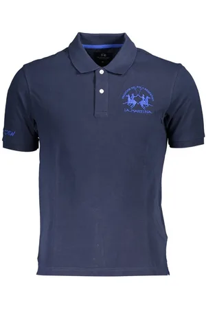 La Martina Poloshirt Herren Kurzarm Poloshirt Blau - Klassisches Design - Verkäufer: Redeve