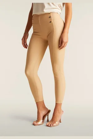Freddy 7/8-Leggings WRUP HIGH WAIST SUPERSKINNY 7/8 mit Lifting & Shaping Effekt und Zierknöpfen