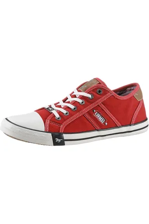 Mustang Sneaker mit Mustang Markenlabel, Freizeitschuh, Halbschuh, Schnürschuh