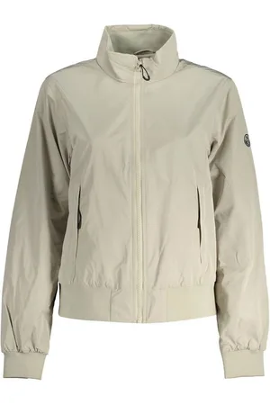 North Sails Outdoorjacke Graue Damenjacke Langarm: Wasserabweisend, recycelte Fasern - Verkäufer: Redeve