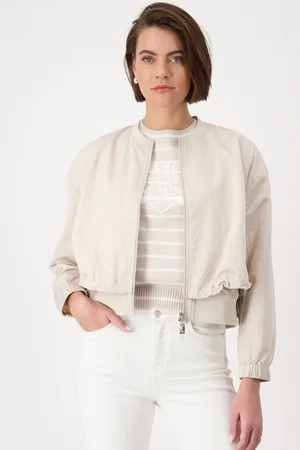 monari Blouson Jacke Nylon mit Zwei-Wege-Reißverschluss