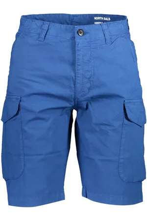 North Sails 5-Pocket-Hose Herren Bermuda-Shorts Blau - Normale Passform aus Bio-Baumwolle - Verkäufer: Redeve