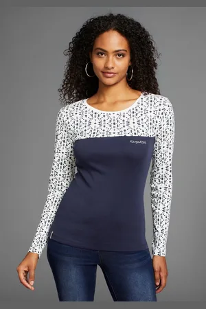 KangaROOS Langarmshirt mit Print