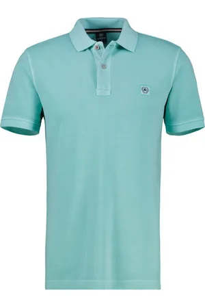 Lerros Poloshirt Herren Poloshirt in gewaschener Optik