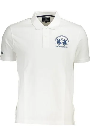 La Martina Poloshirt Herren Polo Kurzarm Weiß, Gestickt & mit 2 - Verkäufer: Redeve