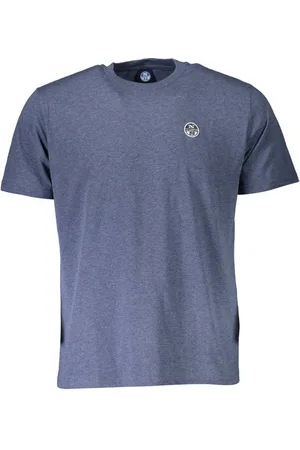 North Sails T-Shirt Herren Kurzarm T-Shirt Blau mit Rundhalsausschnitt - Verkäufer: Redeve