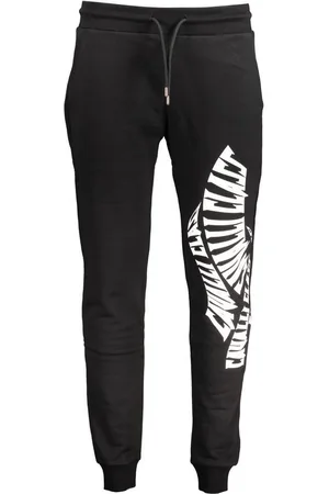 Roberto Cavalli 5-Pocket-Hose Schwarze Herren-Sporthose mit Kordelzug und Logos - Stilvoll Bequem - Verkäufer: Redeve