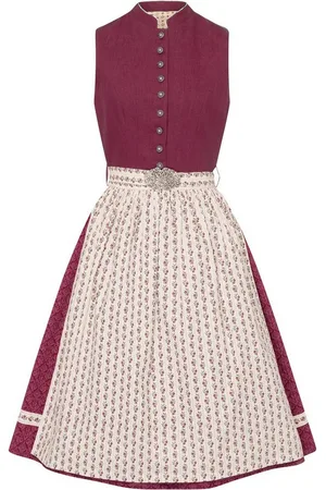 Almsach Dirndl Hochgeschlossenes Midi Dirndl - Verkäufer: Frankonia