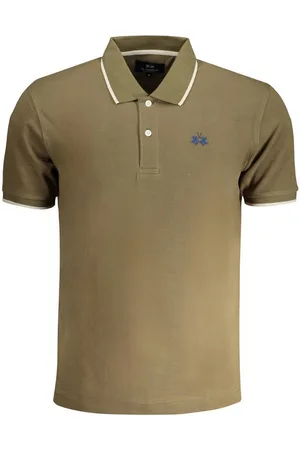 La Martina Poloshirt Herren Polo Grün - Kurzarm, Regular Fit, Mit - Verkäufer: Redeve