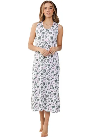 Pastunette Nachthemd Damen Schlafshirt ohne Arm lang (1-tlg) Baumwolle - Verkäufer: HELLER-SHOES