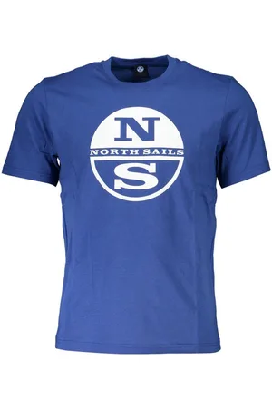 North Sails T-Shirt Herren T-Shirt Blau: Kurzarm, Rundhals, Mit Print & - Verkäufer: Redeve