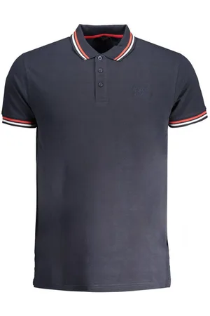 Roberto Cavalli Poloshirt Elegantes Herren Poloshirt Blau mit Kontrastdetails - Verkäufer: Redeve