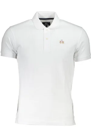 La Martina Poloshirt Elegantes Herren Poloshirt Weiß - Slim Fit - Verkäufer: Redeve
