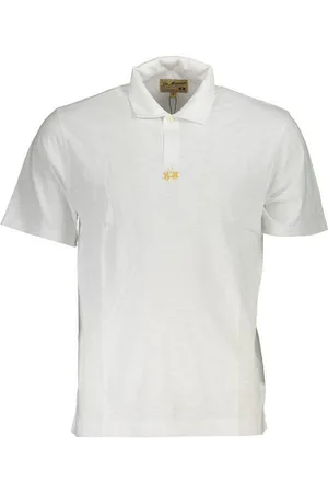 La Martina Poloshirt Weißes Herren Poloshirt mit Stickerei - Regular - Verkäufer: Redeve