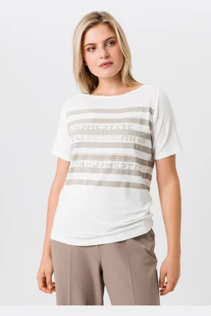Tuzzi Nero Kurzarmshirt mit schimmerndem Print - Verkäufer: Held Fashion Retail