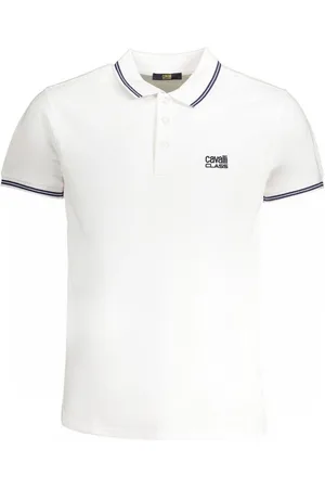 Roberto Cavalli Poloshirt Elegantes Herren-Kurzarm-Poloshirt in Weiß mit - Verkäufer: Redeve