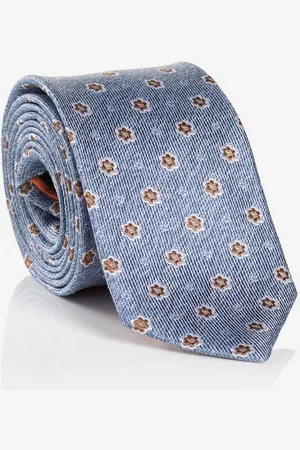 Carlo Monti Krawatte (1-St) aus reiner Seide, mit Blumenmuster, 6,5 cm breit