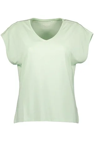 Blue Seven T-Shirt Damen Kurzarm-Shirt mit V-Ausschnitt und überschnittenen Schultern - Verkäufer: tomBrook GmbH