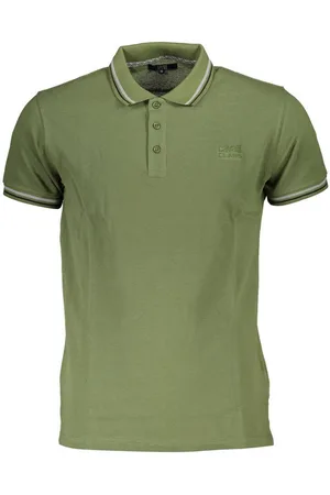 Roberto Cavalli Poloshirt Elegantes Herren Poloshirt in Grün mit Stickerei - Verkäufer: Redeve