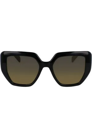 Liu Jo Sonnenbrille Damen-Sonnenbrille Schwarz: Eckige Gläser, Gelbe Tönung, 52mm Breite - Verkäufer: Redeve