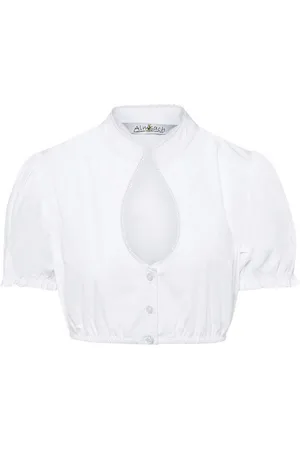 Almsach Dirndlbluse Dirndlbluse mit Puffärmel - Verkäufer: Frankonia