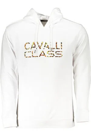 Roberto Cavalli Sweatshirt Herren Kapuzenpullover Weiß - Stylisch & Bequem - Verkäufer: Redeve