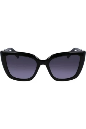 Liu Jo Sonnenbrille Elegante Damen-Sonnenbrille in Schwarz mit blauen Gläsern - Verkäufer: Redeve