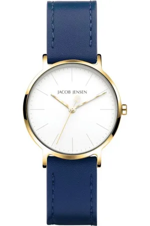 Jacob Jensen Titanuhr Damen Armbanduhr TIMELESS NORDIC 176 goldfarbend D. 32 mm - Verkäufer: bellambiente