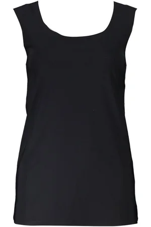 Patrizia Pepe Blusenshirt Elegantes Damen-Top Schwarz: Trägershirt mit - Verkäufer: Redeve