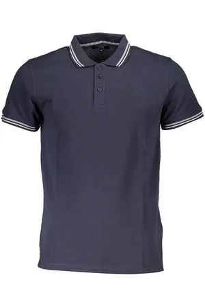 Roberto Cavalli Poloshirt Elegantes Herren-Poloshirt Blau mit Stickerei und - Verkäufer: Redeve