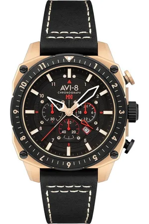 Avi-8 Quarzuhr AV-4100-06 Herrenuhr Hawker Hunter Dual Time Chronograph 43mm 5A AV-4100-06 Herrenuhr Hawker Hunter Dual Time Chronograph 43mm 5ATM - Verkäufer: Timeshop24