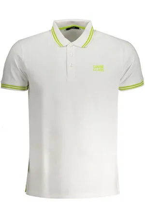 Roberto Cavalli Poloshirt Elegantes Herren Poloshirt Weiß mit - Verkäufer: Redeve