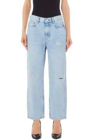 Liu Jo 5-Pocket-Jeans – Gerade geschnittene Cropped-Jeans mit Strass - Verkäufer: Schneider Fashion Store