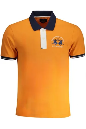 La Martina Poloshirt Elegantes Slim Fit Polo für Herren in Orange mit - Verkäufer: Redeve