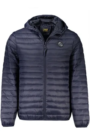 Roberto Cavalli Outdoorjacke Herrenjacke Blau mit Kapuze – Leicht wattiert & vielseitig - Verkäufer: Redeve