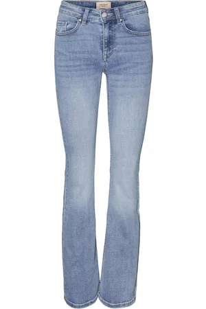 VERO MODA Schlagjeans Flash (1-tlg) Plain/ohne Details - Verkäufer: Mary & Paul