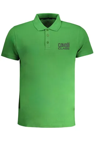 Roberto Cavalli Poloshirt Stylisches grünes Kurzarm-Poloshirt mit modernem - Verkäufer: Redeve