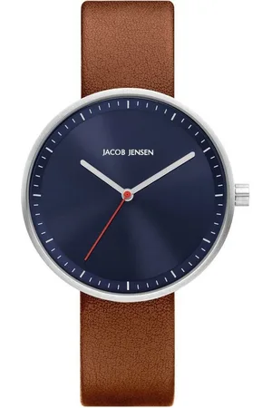 Jacob Jensen Quarzuhr Damen Armbanduhr STRATA 286 D. 36 mm Lederband - Verkäufer: bellambiente