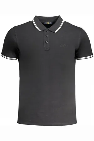 Roberto Cavalli Poloshirt Elegantes Herrenkurzarm-Poloshirt in Schwarz mit - Verkäufer: Redeve