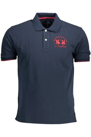 La Martina Poloshirt Stilvolles Herren-Poloshirt Blau: Regular Fit - Verkäufer: Redeve