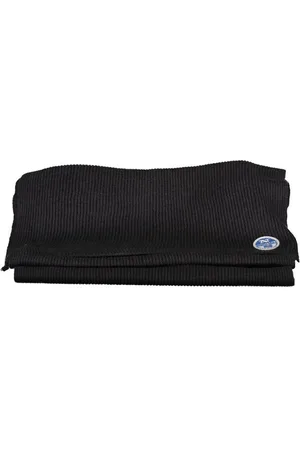 North Sails Modeschal, Herrenschal Schwarz 180x27 cm aus recycelten Fasern mit Logo - Verkäufer: Redeve