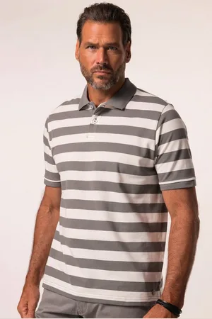 JP 1880 Poloshirt JP 1880 Poloshirt Halbarm Ringel Piqué bis 8 XL - Verkäufer: Popken Fashion Group