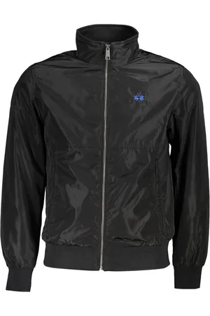 La Martina Outdoorjacke Elegante Herrenjacke Schwarz mit Reißverschluss & Stickerei - Verkäufer: Redeve