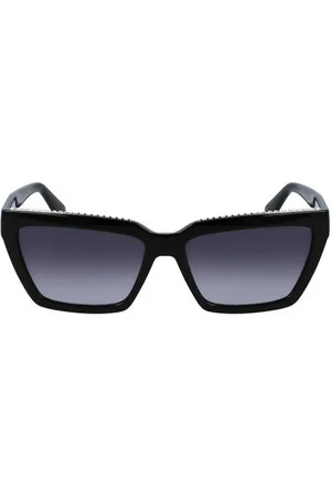 Liu Jo Sonnenbrille Schwarze Damen-Sonnenbrille mit rechteckigen Gläsern, 57mm breit - Verkäufer: Redeve