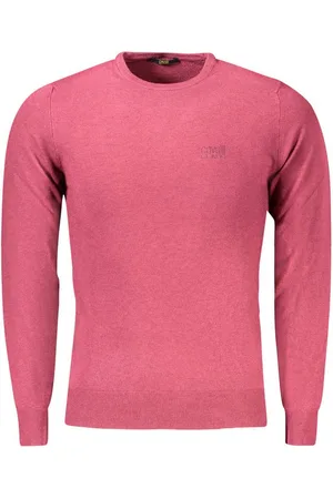 Roberto Cavalli Strickpullover Eleganter roter Pullover für Herren mit Stickerei und Rundhalsausschn - Verkäufer: Redeve