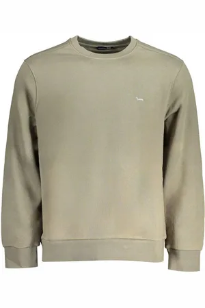 HARMONT&BLAINE Sweatshirt Herren Langarm-Sweatshirt Grün: Rundhals - Verkäufer: Redeve