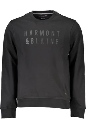 HARMONT&BLAINE Sweatshirt Schwarzes Herren-Sweatshirt Regular Fit mit - Verkäufer: Redeve