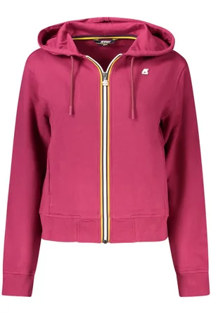 K-Way Sweatshirt Lila Damen-Sweatshirt mit Reißverschluss und - Verkäufer: Redeve
