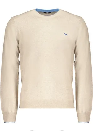 HARMONT&BLAINE Strickpullover Eleganter Herrenpullover mit Kontrastdetails und Stickerei - Verkäufer: Redeve